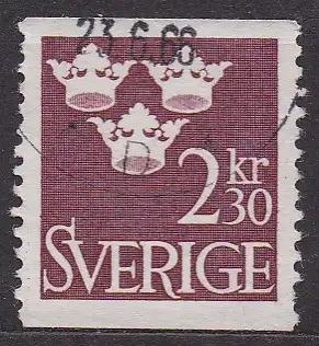 Schweden, Mi-Nr. 538 gest., Drei Kronen