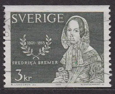 Schweden, Mi-Nr. 541 A gest., 100. Todestag von Fredrika Bremer