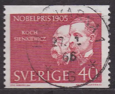 Schweden, Mi-Nr. 543 A gest., Nobelpreisträger des Jahres 1905