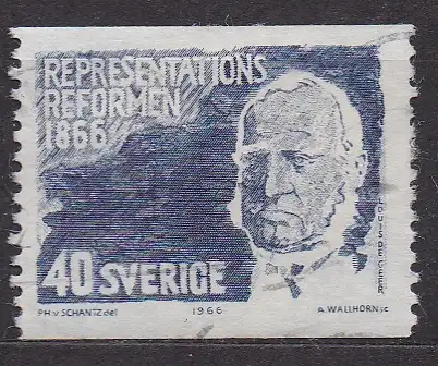 Schweden, Mi-Nr. 553 A gest., 100. Jahrestag der Verfassungsreform