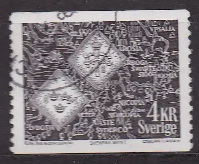 Schweden, Mi-Nr. 701 x gest., Münzen