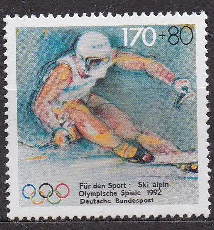 BRD, Mi-Nr. 1595 **, Sporthilfe 1992