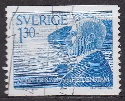 Schweden, Mi-Nr. 971 gest., Nobelpreisträger des Jahres 1916: Verner von Heidenstam