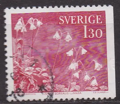 Schweden, Mi-Nr. 1025 gest., Moosglöckchen