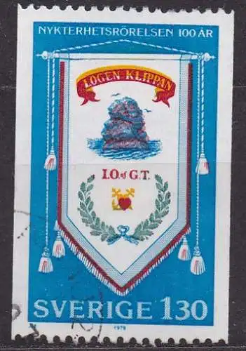 Schweden, Mi-Nr. 1072 gest., 1000 Jahre Schwedische Abstinenzbewegung