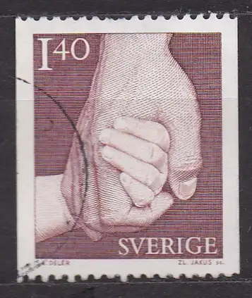 Schweden, Mi-Nr. 1103 gest., Fürsorge