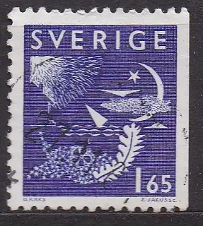 Schweden, Mi-Nr. 1158 Dr gest., Nacht und Tag