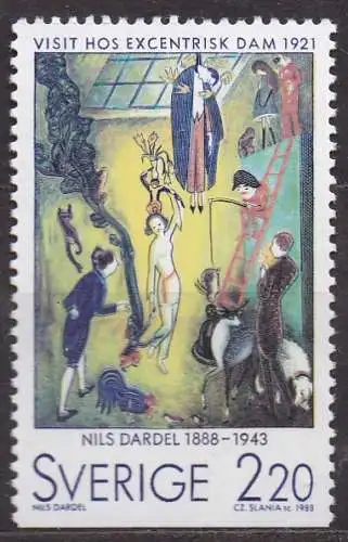 Schweden, Mi-Nr. 1498 **, Gemälde