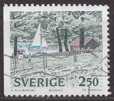 Schweden, Mi-Nr. 1582 gest., Nationalpark Ängsö