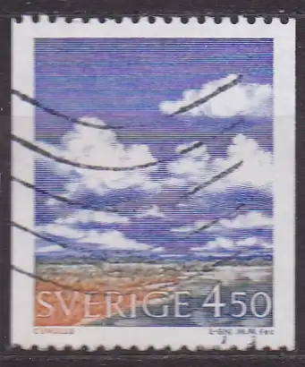 Schweden, Mi-Nr. 1633 gest., Wolken + Wetter