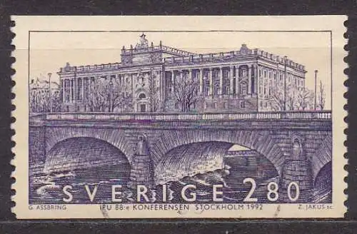 Schweden, Mi-Nr. 1731 gest., Konferenz der Interparlamentarischen Union