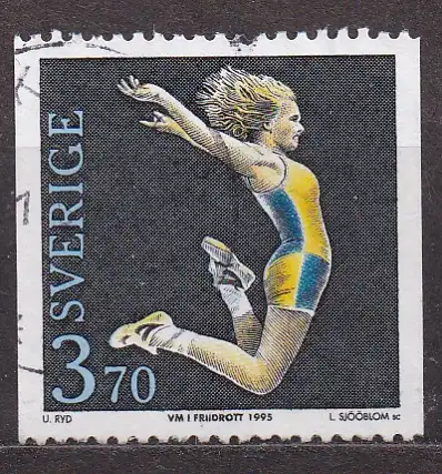 Schweden, Mi-Nr. 1882 gest., Leichtathletik-Weltmeisterschaft Göteborg