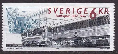 Schweden, Mi-Nr. 1932 gest., Abschaffung der Postsortierung in in Bahnpostwagen