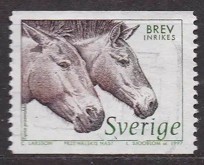 Schweden, Mi-Nr. 1989 gest., Pferde