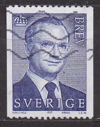 Schweden, Mi-Nr. 1994 gest., König Carl XVI. Gustav