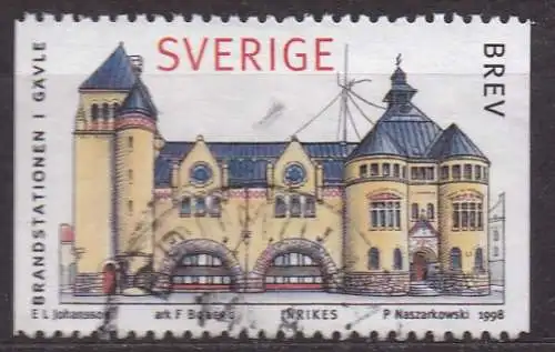 Schweden, Mi-Nr. 2043 gest., Feuerwache in Gävle
