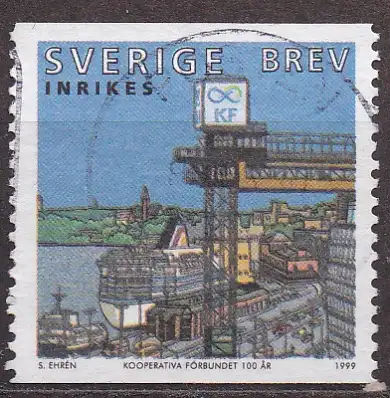Schweden, Mi-Nr. 2097 gest., 100 Jahre Verband der schwedischen Konsumgenossenschaften