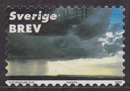 Schweden, Mi-Nr. 2188 gest., Himmelserscheinungen: Regen