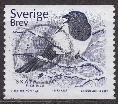 Schweden, Mi-Nr. 2229 gest., Elster