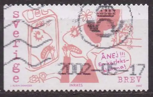 Schweden, Mi-Nr. 2270 gest., Verleihung des Illustratorenpreises an Joanna R. Dranger