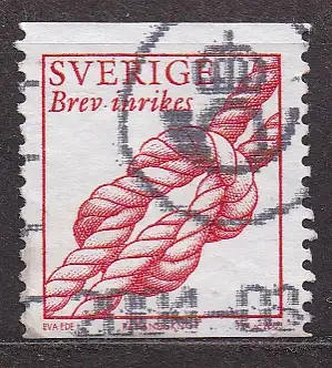 Schweden, Mi-Nr. 2333 gest., Seemannsknoten: Kreuzknoten