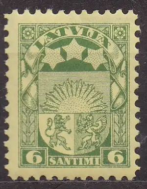 Lettland, Mi-Nr. 118 y **, Staatswappen