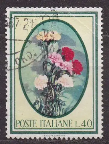 Italien, Mi-Nr. 1207 gest., Flora