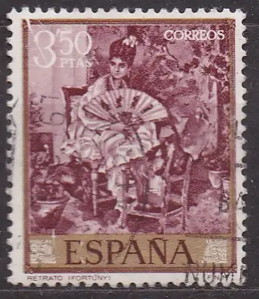 Spanien, Mi-Nr. 1747 gest., Gemälde