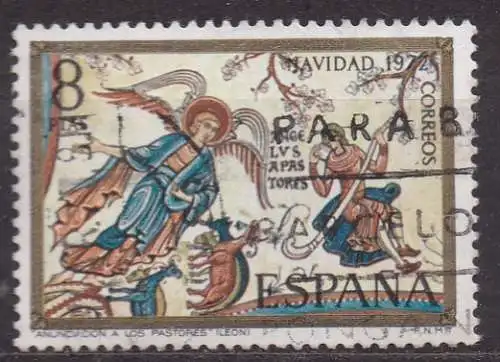 Spanien, Mi-Nr. 2011 gest., Weihnachten 1972