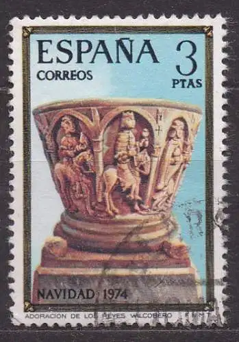 Spanien, Mi-Nr. 2113 gest., Weihnachten 1974