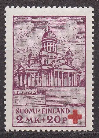 Finnland, Mi-Nr. 174 *, Rotes Kreuz