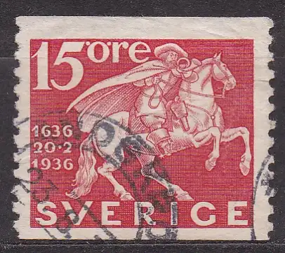 Schweden, Mi-Nr. 229 A gest., 300 Jahre Schwedische Post