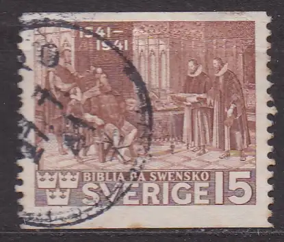 Schweden, Mi-Nr. 281 A gest., 400. Jahrestag der Vollendung der 1. schwedischen Bibelübersetzung