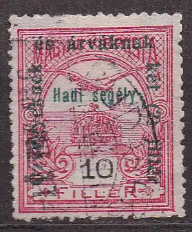 Ungarn, Mi-Nr. 167 gest., Kriegshilfe