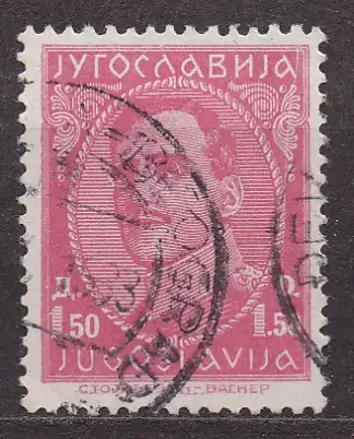Jugoslawien, Mi-Nr. 242 gest., König Alexander
