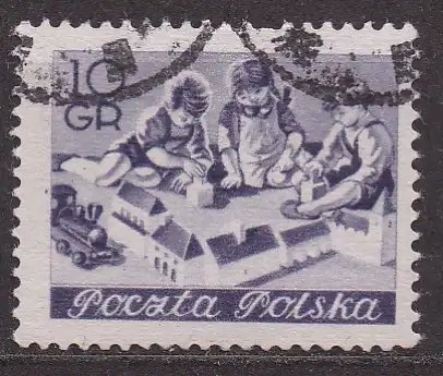 Polen, Mi-Nr. 834 gest., Kindererziehung und Schulwesen