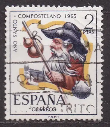 Spanien, Mi-Nr. 1558 gest., Heiliges Jahr des hl. Jakobus von Compostela