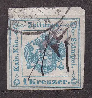 Österreich - Zeitungsstempelmarke, Mi-Nr. 5 gest., Doppeladler