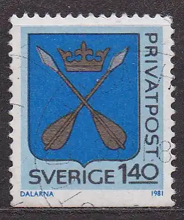 Schweden, Mi-Nr. 1147 gest., Provinzwappen