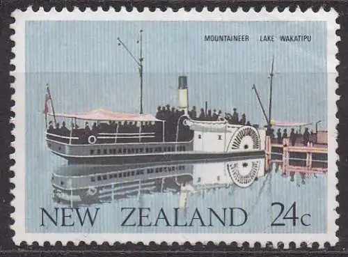 Neuseeland, Mi-Nr. 893 gest., Altes Fährschiff