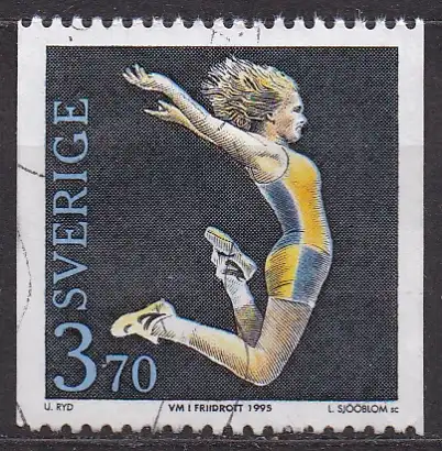 Schweden, Mi-Nr. 1882 gest., Leichtathletik-Weltmeisterschaft Göteborg