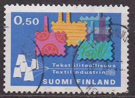 Finnland, Mi-Nr. 668 gest., Textilindustrie
