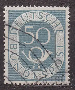 BRD, Mi-Nr. 134 gest., Posthorn