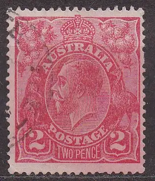 Australien, Mi-Nr. 35 X gest., König Georg V.