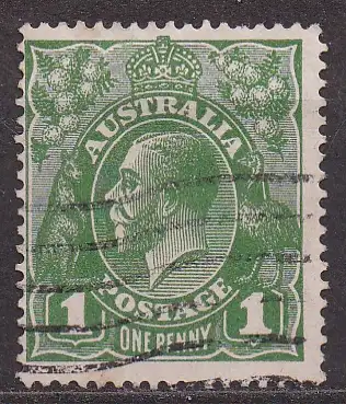 Australien, Mi-Nr. 70 X A gest., König Georg V.