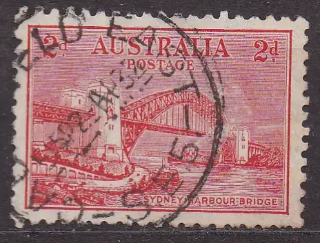 Australien, Mi-Nr. 115 gest., Brücke im Hafen von Sydney
