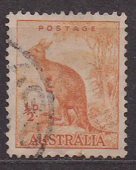 Australien, Mi-Nr. 137 A gest., Känguruh