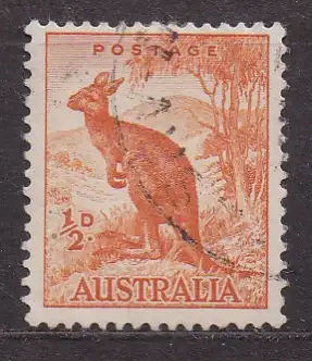 Australien, Mi-Nr. 194 gest., Känguruh