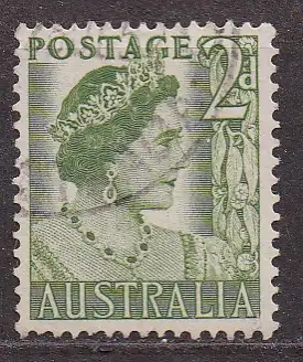 Australien, Mi-Nr. 205 gest., Königin Elisabeth