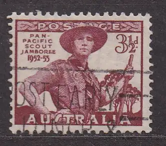 Australien, Mi-Nr. 222 gest., Panpazifisches Pfadfindertreffen